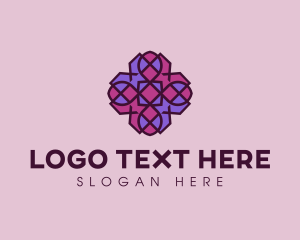 Flower - Geometric Flower Pattern logo design