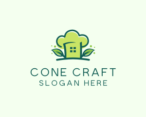 Organic Culinary Hat logo design