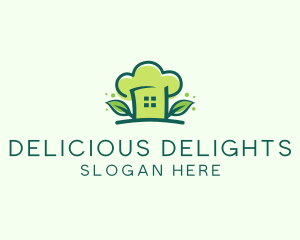 Organic Culinary Hat logo design