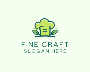 Organic Culinary Hat logo design