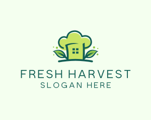 Veggie - Organic Culinary Hat logo design
