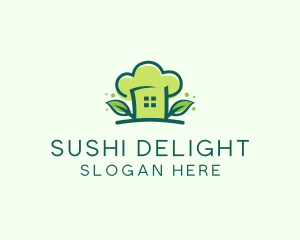 Organic Culinary Hat logo design