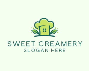 Organic Culinary Hat logo design