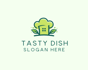 Dish - Organic Culinary Hat logo design