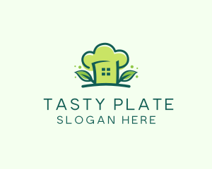 Dish - Organic Culinary Hat logo design