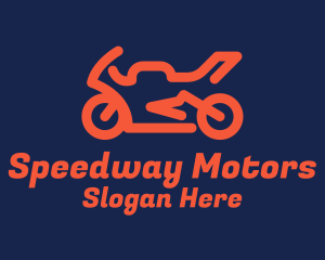 Motorcycle Racing Sports  logo design