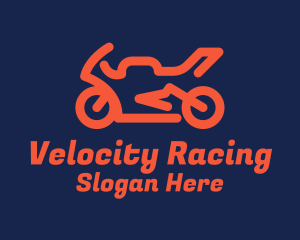 Motorcycle Racing Sports  logo design