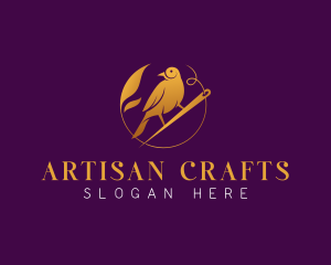 Crafts - Bird Sewing Tailoring logo design