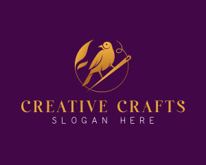 Crafts - Bird Sewing Tailoring logo design