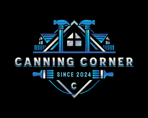 Hammer Carpentry Contractor logo design