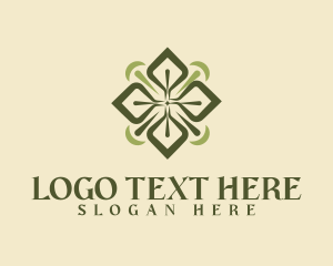 Decorative Mandala Flower Logo