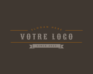 Rustic Bar Business Logo