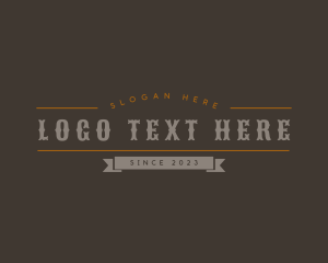 Rustic Bar Business Logo