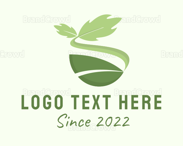 Seedling Plant Farm Logo