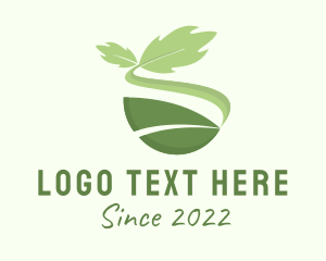 Cleaning Equipment - Seedling Plant Farm logo design