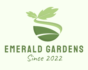 Seedling Plant Farm  logo design