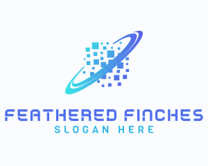 Pixelated Software Tech logo design