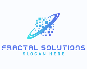 Pixelated Software Tech logo design