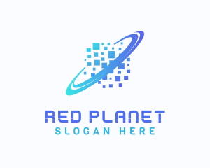 Pixelated Software Tech logo design