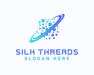 Pixelated Software Tech logo design