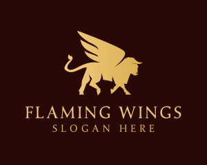 Wings - Bull Wings Finance logo design