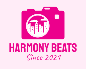 Digital Camera - Pink City Camera logo design