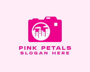 Pink City Camera  logo design