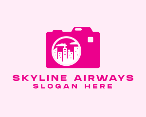 Pink City Camera  logo design