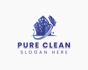 City Building Cleaning logo design