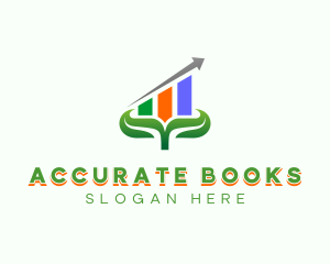 Bookkeeping - Graph Arrow Accounting logo design