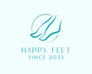 Foot - Food Massage Therapy logo design