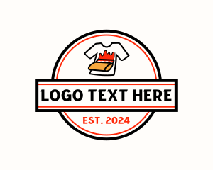 Ecommerce - T-shirt Screen Print Clothing logo design