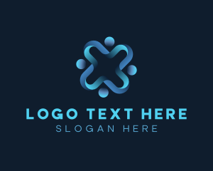 Gradient - Social Network Startup logo design