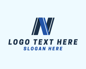 Organization - Modern Business Letter N logo design