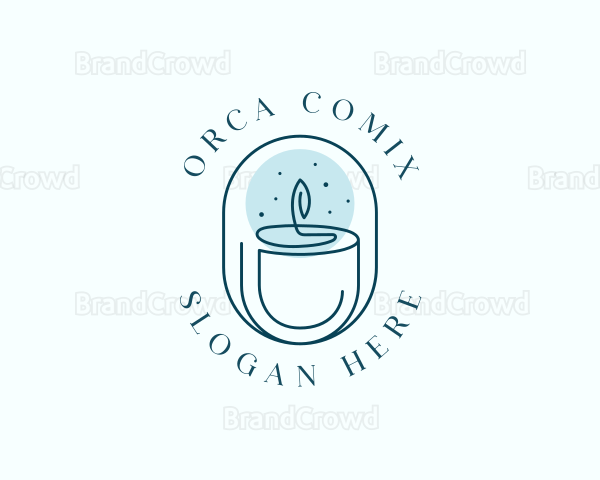 Candle Spa Relaxation Logo