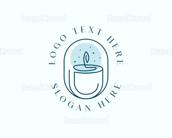 Candle Spa Relaxation Logo
