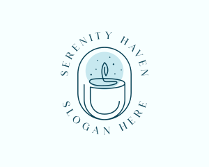 Relaxation - Candle Spa Relaxation logo design