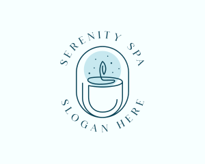 Relax - Candle Spa Relaxation logo design