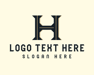 Letter H - Lawyer Legal Firm logo design