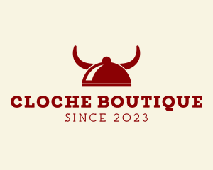 Cloche Horns Buffet logo design