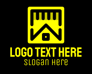 Yellow - Home Builder Contractor logo design