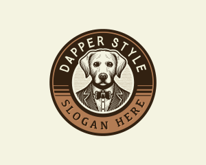 Dapper - Pet Dog Grooming logo design