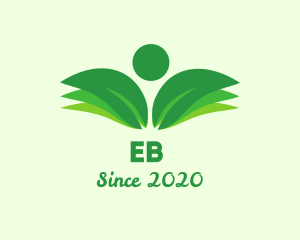 Organic - Green Environmental Person logo design