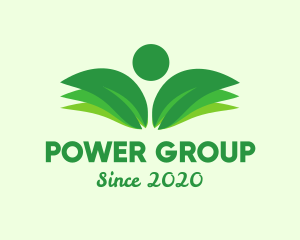 Gardening - Green Environmental Person logo design