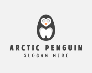 Penguin - Tooth Penguin Dentistry logo design