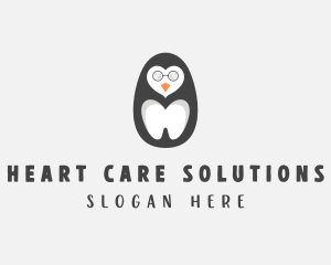 Tooth Penguin Dentistry logo design