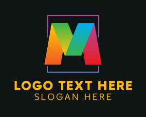 Multimedia - Multimedia Agency Letter M logo design