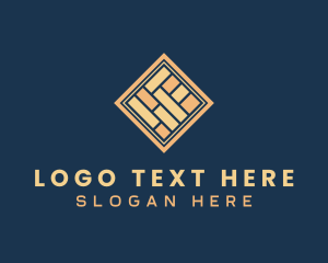 Floorboard - Tile Floor Pattern logo design