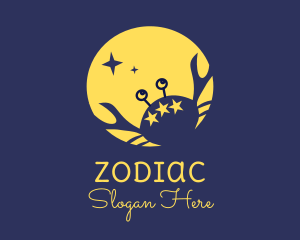 Cancer Zodiac Sign logo design