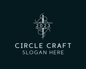 Needle Stitching Thread logo design